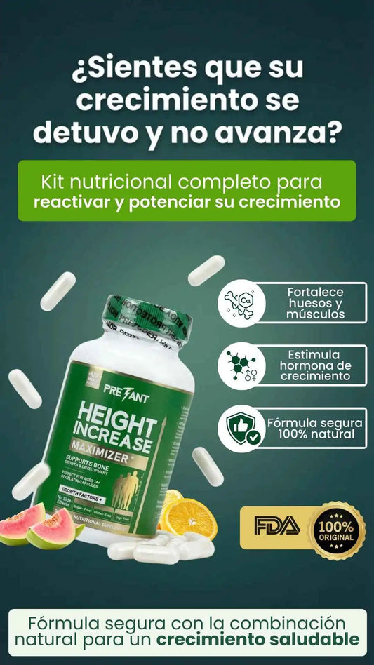 HEIGHT INCREASE MAXIMIZER * 62 CAPSULAS